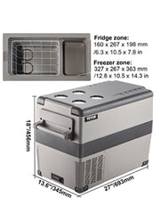 Load image into Gallery viewer, Amocart 20L 22L 35L 45L 55L Car Refrigerator Mini Fridge Freezer Portable Compressor Cooler 12/24V Ice Box for Camping
