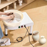 Load image into Gallery viewer, 450W 35cm Pottery Wheel Machine Ceramic Clay Art Craft Tool with 9.8 Inch LCD Touch Screen Foot Pedal Detachable ABS Basin Electric DIY Clay Sculpting Spinner for Adults Beginners Ceramic Forming