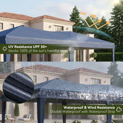 Load image into Gallery viewer, Nordivale 10x20FT Pop Up Gazebo Tent with 6 Sidewalls Waterproof Folding Canopy for Wedding Outdoor Party Commercial Market