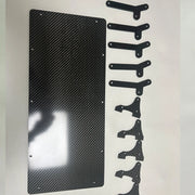 Charger l'image dans la visionneuse de galerie, Service de découpe CNC personnalisé en fibre de carbone Plaque de tôle de fibre de carbone usinage CNC Service CNC personnalisé en fibre de carbone