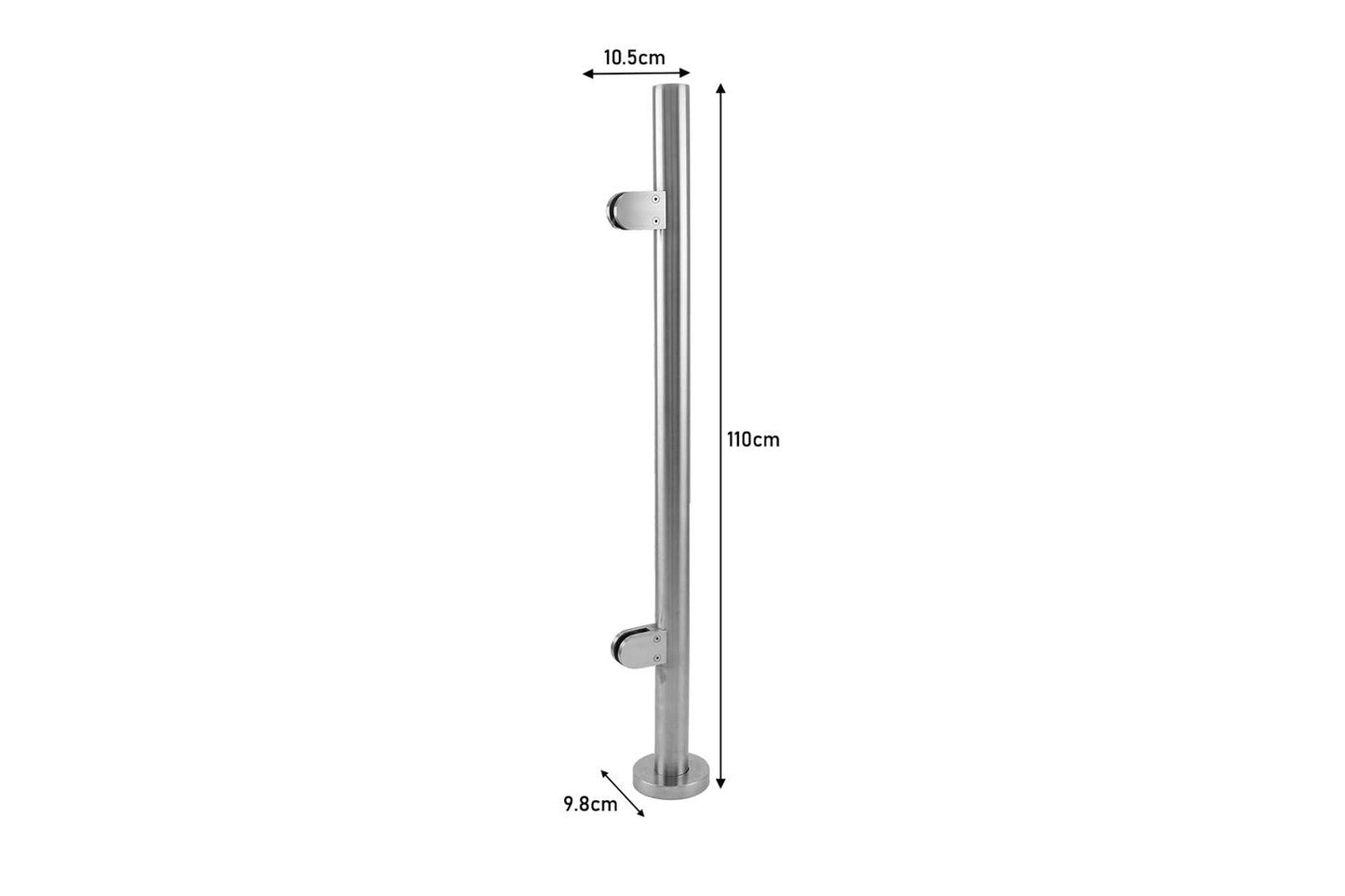 Monstershop 23368 - Monstershop Stainless Steel Balustrade E