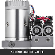 Load image into Gallery viewer, SucceBuy 12V DC Double Acting Solenoid Hydraulic Power Pack Car Jack With 4.5L Tank Reservoir Dump Trailer Electric Lifting Tool