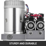 Load image into Gallery viewer, Amocart 12V DC Double Acting Solenoid Hydraulic Power Pack Car Jack With 4.5L Tank Dump Trailer Electric Lifting Tools