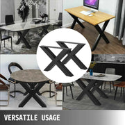 Load image into Gallery viewer, Amocart 2PCSMetal Table Legs Steel 2204LBS/1000KG Load X-Shape with Pre-Drilled Holes for Home Use Commercial Bar Hotel Office