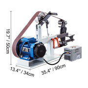 Load image into Gallery viewer, SucceBuy 1.5KW Belt Grinder Machine 2 x 82in Variable/Constant Speed 3 Mode Electric Belt Sander for Tool Polishing Knife Making