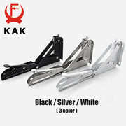 Load image into Gallery viewer, KAK 2pcs Folding Shelf Bracket Heavy Duty Stainless Steel Collapsible Shelf Bracket Hardware for Table Work RV Car Saving Space