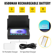 Load image into Gallery viewer, SucceBuy Pipe Inspection Camera DVR 16GB Micro SD Card 4.3in Monitor 10/20/30M/50M Industrial Sewer Drain Endoscope IP68 8500mHA