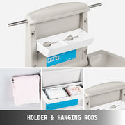 Charger l'image dans la visionneuse de galerie, Amocart Baby Changing Station Commercial Wall Mount Baby Diaper Changing Table Fold Down Vertical Restroom Baby Changing Table