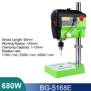 Load image into Gallery viewer, ALLSOME Mini Bench Drill Bench Drilling Machine Variable Speed Drilling Chuck 1-16mm For DIY Wood Metal Electric Tools