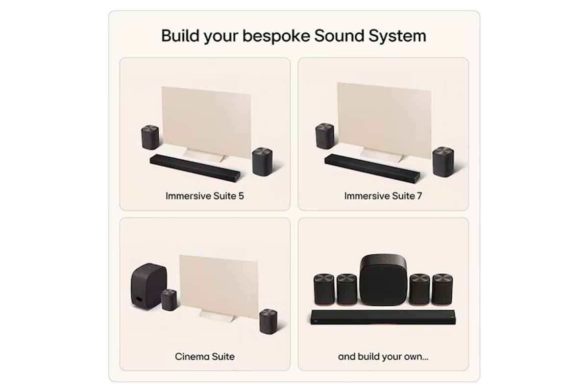 LG Sound Suite H7, W7 and M5 Bundle