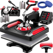 Load image into Gallery viewer, SucceBuy 30*38CM 8 in 1 Combo Upgrade Heat Press Machine 360° Rotation Sublimation Printer Cap Shirt Mug Plate 2D Heat Transfer