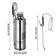 Load image into Gallery viewer, SucceBuy 4-12L Hand Powered Sprayer Stainless Steel Watering Spraying Sprinkling Atomizer Pump Home Ground Garden Cleaning Sprayer