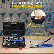 Load image into Gallery viewer, SucceBuy Hydraulic Expanding and Double Flaring Tool 45° Soft HVAC Copper Tube Expander 3/16in to 1/2in Brake Flare Repair Tool - AMOCART