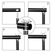 Load image into Gallery viewer, 2.6x3M/8.5x10ft Photo Video Studio Backdrop Background Stand, Adjustable Telescopic Background Support System with Carry Bag