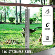 Load image into Gallery viewer, SucceBuy 152M/500Ft Wire Rope 316 Stainless Steel Strong Tension Soft Fishing Lifting Cable 7*7 Clothesline 1.5MM-3.2MM Diameter