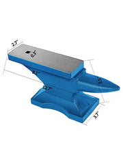 Load image into Gallery viewer, SucceBuy 10-45KG Anvil Blacksmith Forged Metal Work Jewelry Metalsmiths Metal Riveting Flattening Forging Forming Bench Tools - AMOCART
