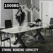 Load image into Gallery viewer, Amocart 2PCSMetal Table Legs Steel 2204LBS/1000KG Load X-Shape with Pre-Drilled Holes for Home Use Commercial Bar Hotel Office