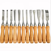 Charger l'image dans la visionneuse de galerie, Amocart 12PCS Wood Carving Hand Chisel Set Lathe Knife DIY Turning Woodworking Professional Gouges Woodcraft Carpentry Tools