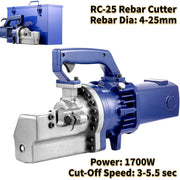 Load image into Gallery viewer, Amocart RC-16/20/22/25 Portable Electric Hydraulic Rebar Cutter 4mm-25mm 900W 1250W 1350W 1700W for Railways Oil Fields