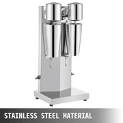 Load image into Gallery viewer, SucceBuy Milk Shake Machine 800ML Commercial Auto Double Cups Milkshaker Stainless Steel Shaking Maker Bubble Boba Drink Mixer - AMOCART