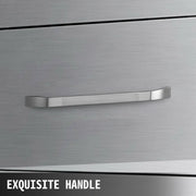 Load image into Gallery viewer, SucceBuy Stainless Steel Outdoor Kitchen Drawers W/ Handle Large Storage BBQ Island Great for Any Weather Condition
