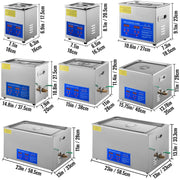 Load image into Gallery viewer, SucceBuy 1.3L 2L 3L 6L 10L 15L 22L 30L Ultrasonic Cleaner Lave-Dishes Portable Washing Machine Ultrasound Home Clean Appliances