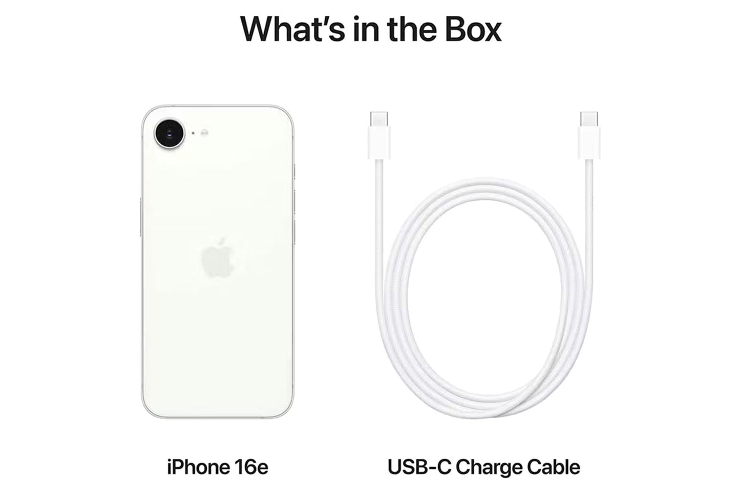 iPhone 16e | 5G | 256GB | White