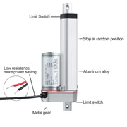 Load image into Gallery viewer, WIFI App Control 12V Linear Actuator With Bracket 750N /1000N/1500N Linear Actuator Motor Drive For Home Automation Door Control