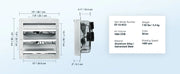 Load image into Gallery viewer, SucceBuy Shutter Exhaust Fan AC/ EC-motor 10-Speed Adjustable Wall Mount Attic Ventilation and Cooling for Greenhouses Garages