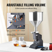 Load image into Gallery viewer, SucceBuy 5-50/100 ml A02 pneumatique/manuel pâte liquide Machine de remplissage bouteille liquide re