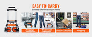 Load image into Gallery viewer, SucceBuy 275/309 lbs Folding Hand Truck Portable Unity Cart Dolly with Telescoping Handle and Binding Rope for Moving Warehouse