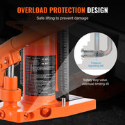 Load image into Gallery viewer, Hydraulic Toe Jack 2.5 Ton On Toe Toe Jack Lift 5T On Top Lift Capacity Machine Jack 0.8-5.3 in Toe Height 8.9-13.4 Top