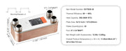 Load image into Gallery viewer, Amocart Heat Exchanger 5"x 12" 80 Plates Brazed Plate Stainless Steel For Floor Heating Water Heating Snow Melting Beer Cooling