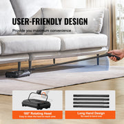 Load image into Gallery viewer, Amocart Manual Carpet Sweeper 7.87 in Sweeping Paths 300ml Dustbin Capacity w/ Comb for Home Rugs Hardwood Surfaces Wood Floors