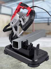 Load image into Gallery viewer, SucceBuy Portable BandSaw 5Inch Cutting Capacity Cordless Variable Speed 10Amp Motor Deep Cut Bandsaw for Metal Wood Pipes Rebar