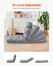 Load image into Gallery viewer, Amocart Floor Chair Recycled Foam Folding Sofa Chair Multifunctional Floor Chair with Back Support Ideal for Sleeping Reading