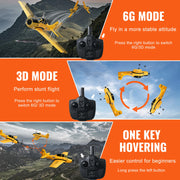 Load image into Gallery viewer, Amocart RC Plane 2.4G 4CH Remote Control Airplane with 6-Axis Gyro Stabilizer Aircraft Toy RC Glider for Kids Beginners Gifts