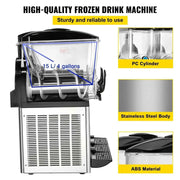 Load image into Gallery viewer, Amocart 45L Commercial CoSlushy Machine Intelligent LED Control Panel Drink Dispenser Juicer Beverage Granizing Smoothie Maker