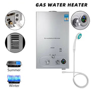 Load image into Gallery viewer, 10L 12L 18LLPG Portable Instand Water Heater Propane Gas LPG Wall-Mounted Tankless Water Heater Digital Display