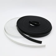 Load image into Gallery viewer, HTD 3M Open Synchronous Belt PU 3M Timing Belt Width 6/10/15mm~40mm Polyurethane Steel PU White Black HTD3M Open Belt Cut Length