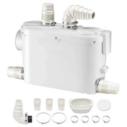 Load image into Gallery viewer, Amocart Macerator Pump 500W 29GPM Flow 26ft/8 m Head Wall-Hung Toilet Pump, 4 Water Inlets Waste Water Disposal Upflush Machine