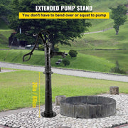 Load image into Gallery viewer, Amocart Hand Water Pump with Stand 15.7 x 9.4 x 53.1 inch Pitcher Pump & 26 inch Pump Stand for Yard Garden Farm Irrigation Use