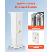 Load image into Gallery viewer, SucceBuy 176Lbs Electric Lifting Column System 14.2in-31in Height Three-stage Adjustable with Power Control Lift Table for Desk - AMOCART