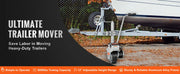 Charger l'image dans la visionneuse de galerie, Amocart 5000lbs Electric Trailer Dolly 12V Trailer Jockey Wheel with 22 ft/min Speed & Adjustable Height for Moving Caravan