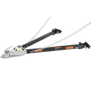 Load image into Gallery viewer, Amocart 5500 lbs Tow Bar with Chains Powder-Coating Bumper-Mounted Towing Coupler Fits 2in Ball Hitch for RV Car Trailer Truck