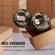 Load image into Gallery viewer, SucceBuy 2Pcs 3500/7000lbs Electric Trailer Brake Assembly Self-Adjusting Axle Backing Plates for Brake System Part Replacement