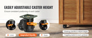 Load image into Gallery viewer, Amocart 4 Pcs Leveling Casters Heavy Duty Swivel Caster Wheels with Handle Design Height Adjustable Feet for Workbench Machine