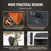 Charger l'image dans la visionneuse de galerie, Amocart Hunting Blind, 270° See Through Ground Blind, 2-3 Person Pop Up Deer Blind for Hunting with Carrying Bag, Portable Tent