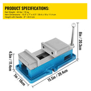 Load image into Gallery viewer, SucceBuy 5" Super-Lock Vise For NC/CNC Machines Bench Clamp Vise High Precision, CNC Lockdown Vise Drilling 125mm Width CNC 24KN