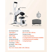 Load image into Gallery viewer, Amocart Hat Heat Press Machine 8.5 x 4 in Large Heating Plate with Caps Stretcher Precise Temperature Time Control Heat Press